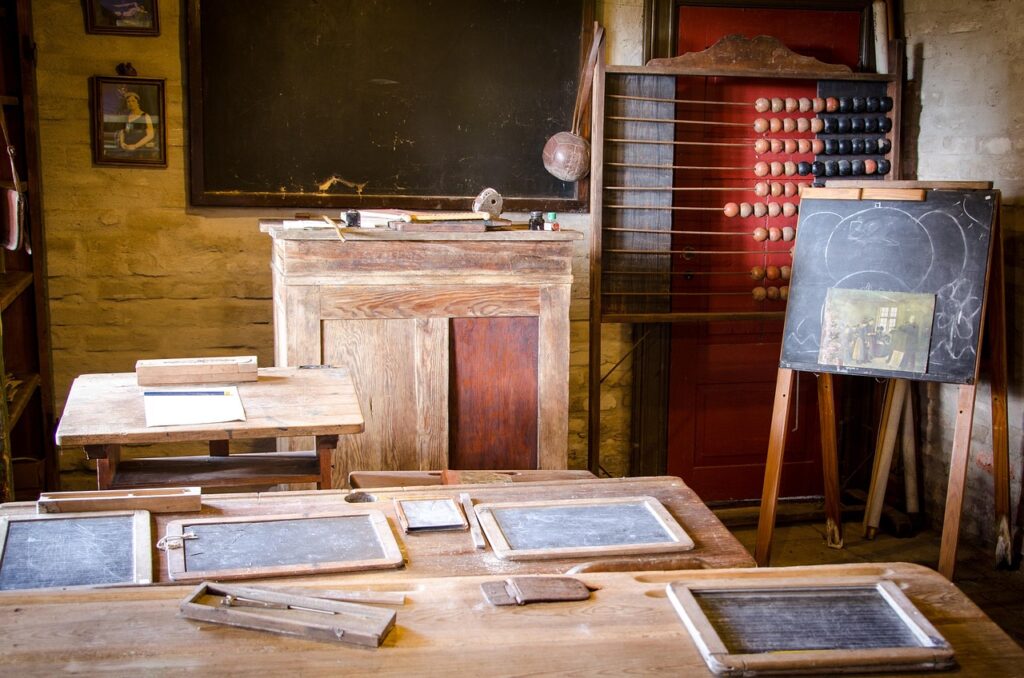 A picture of an old school. What opportunities does the new term bring for you?
