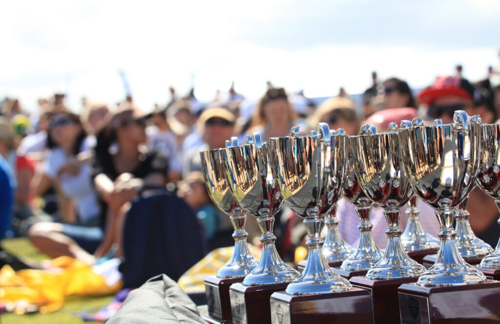 Trophies, ready for the victors. Can we all win when you get what you want?
