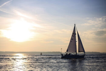 A ship, sailing on the sea. Are you on calmer waters or caught in the turmoil of emotions?
