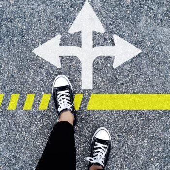 Which way are you going? Now's the time for a better future.