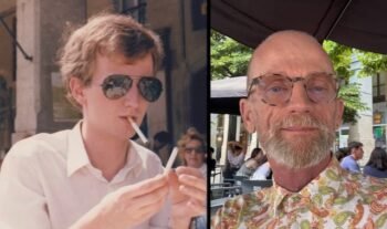 Two images of me, Gary K Burns, 41 years apart.